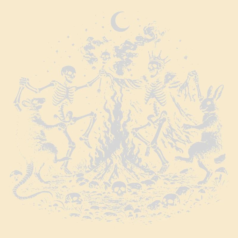 Moonlit Skeleton, king, rabbit nad ra Dance Circle