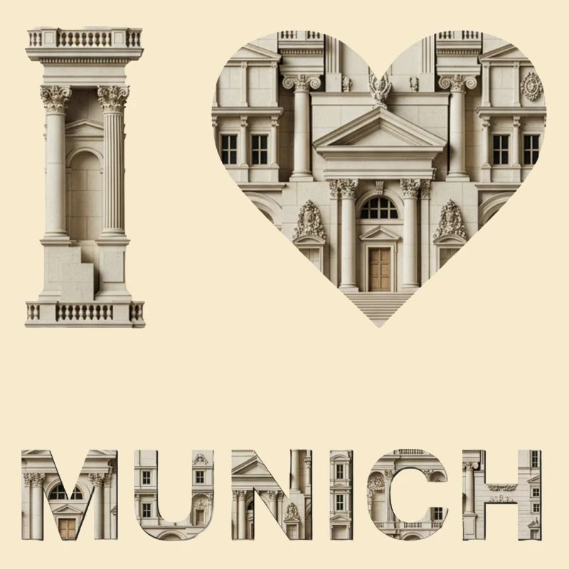 I love Munich – Classical Architecture Love