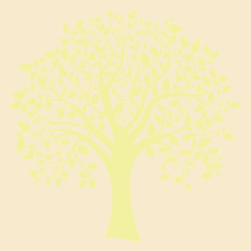Icon Yellow Jumbo Tree Print Silhouette