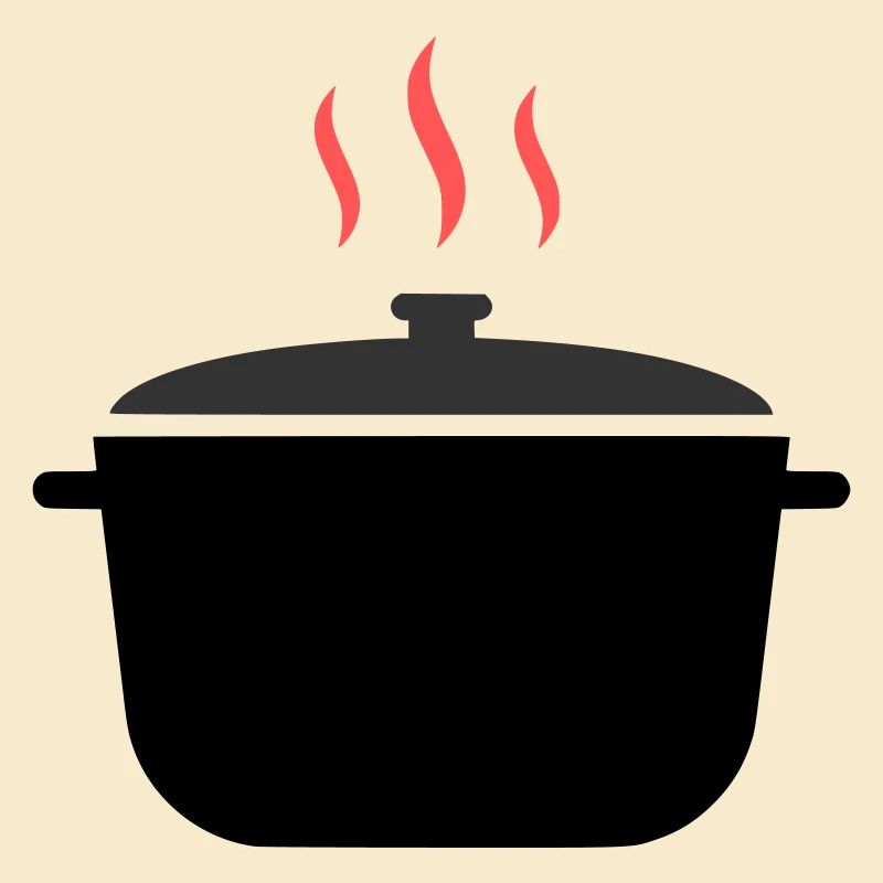 Kochtopf Dampf Kochen