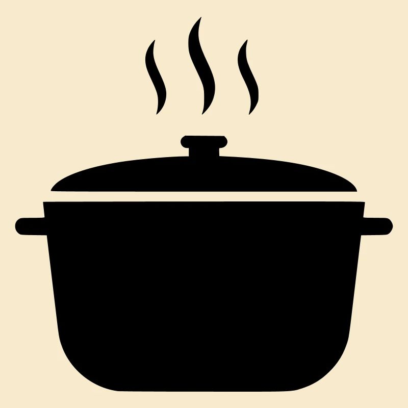 Kochtopf Suppe Dampf Icon