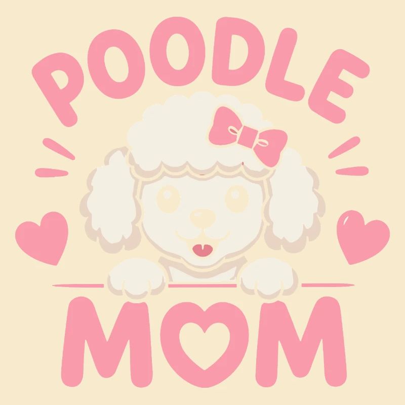 Pudel Mom Herzchen