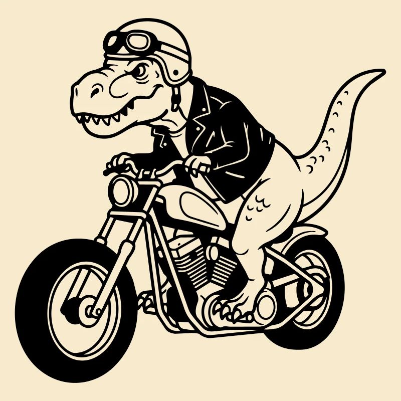 Motorrad-Dino
