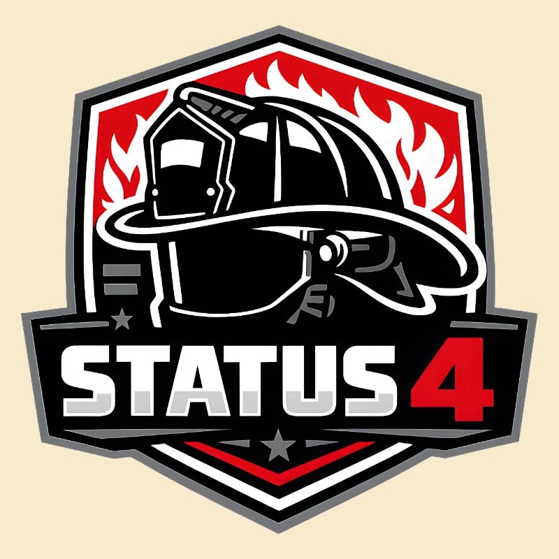 Logotype de protection des pompiers Status4