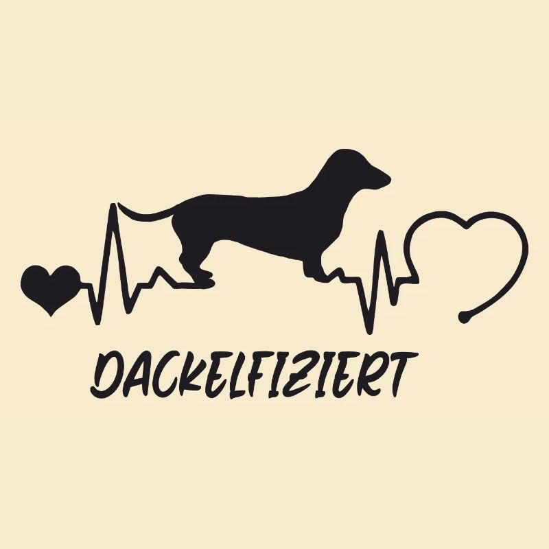 Dackel mit Herzschlag