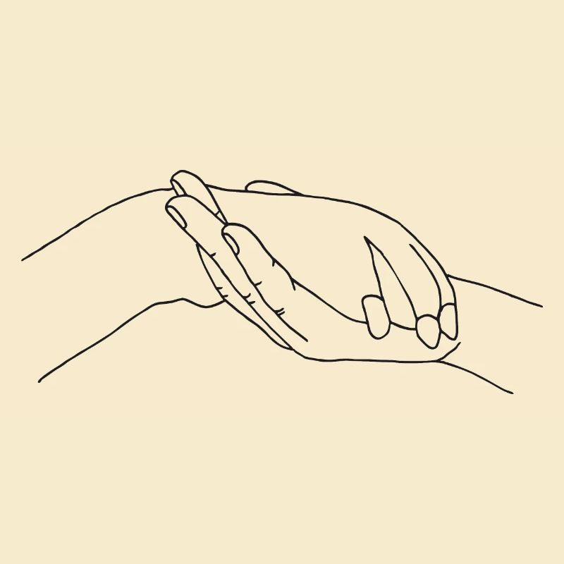 Hand mit Pfote
