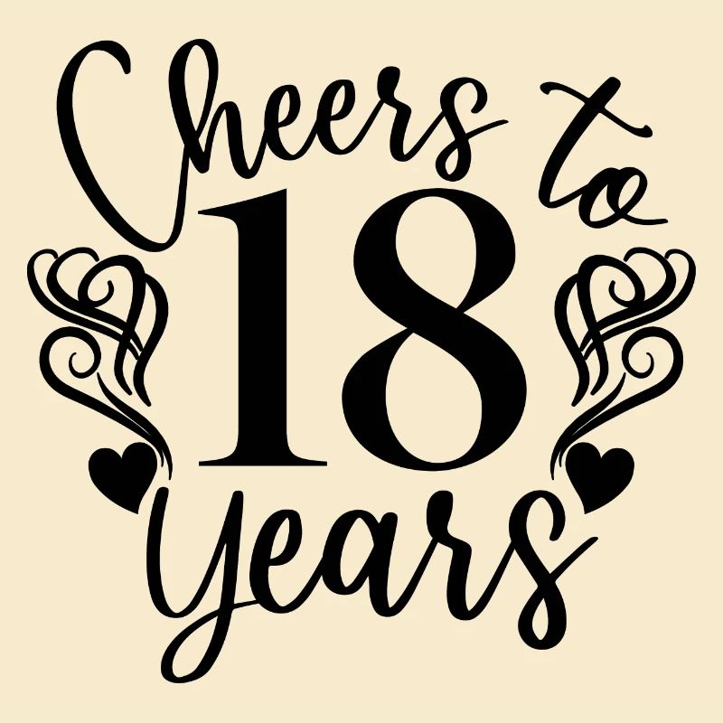 Vive le 18e anniversaire de 18 ans