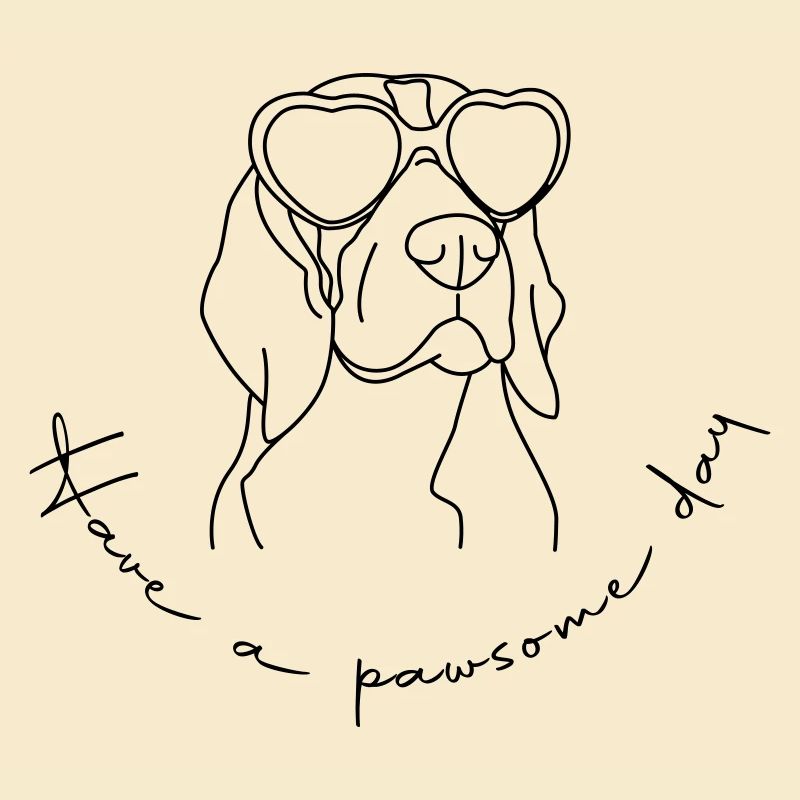 Beagle Pawsome Day