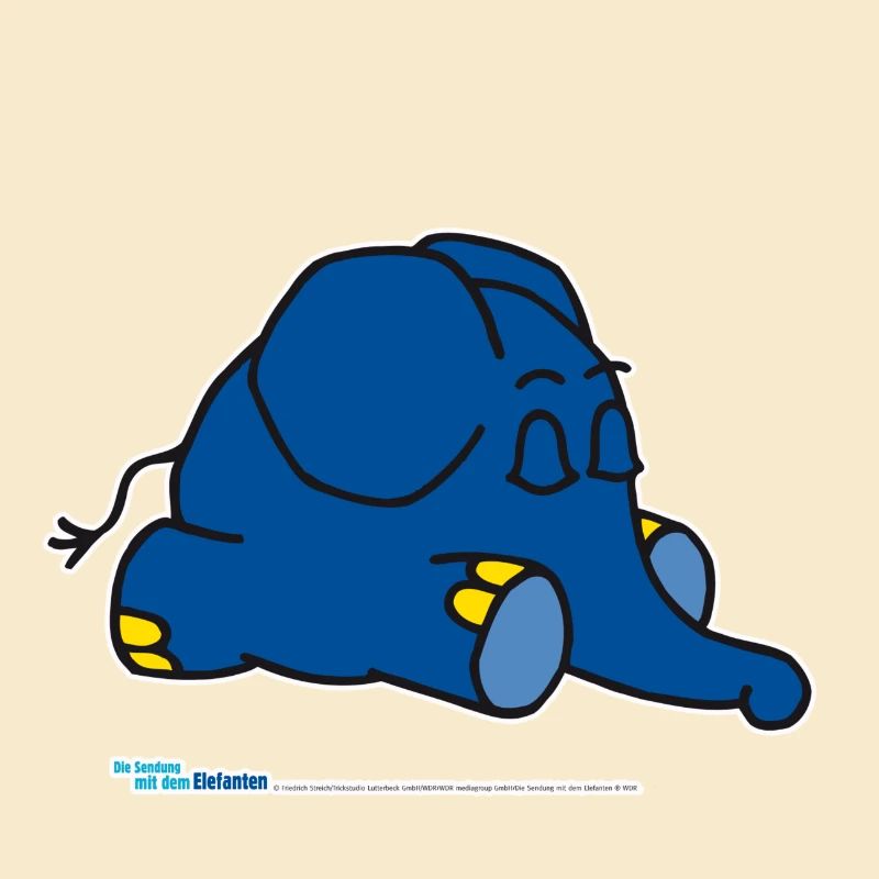 Der Elefant - schlafend