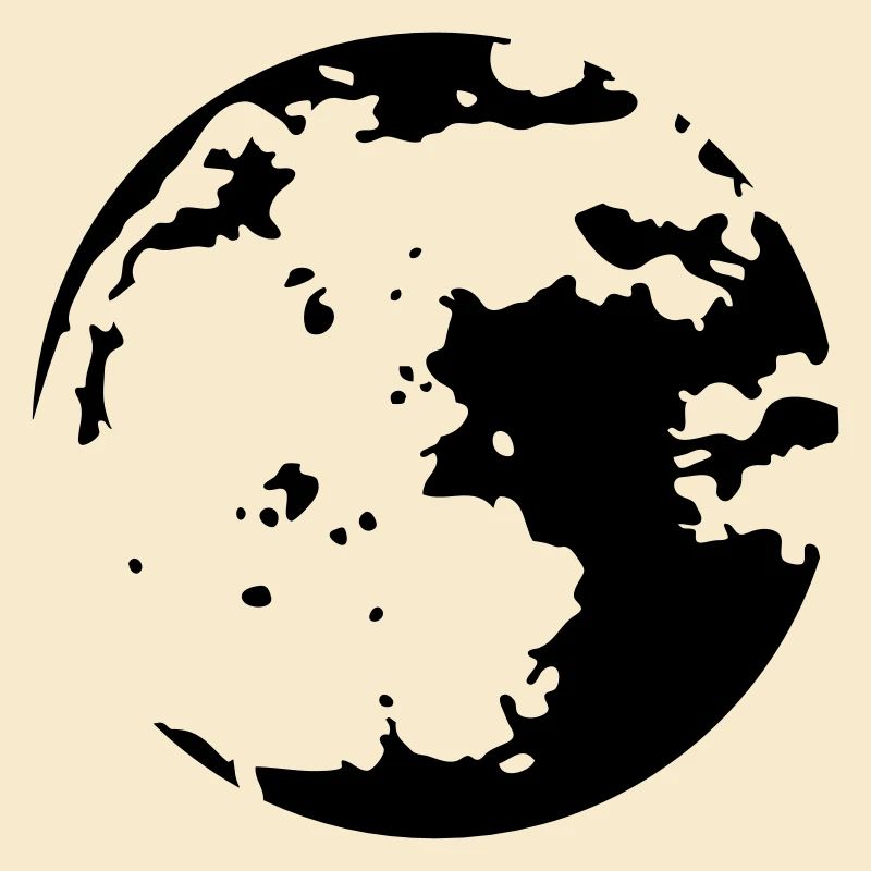 Moon Stencil