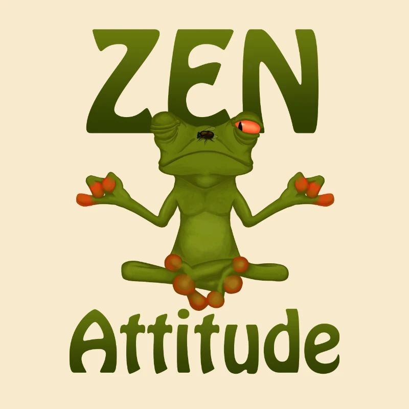 Frog Zen Attitude