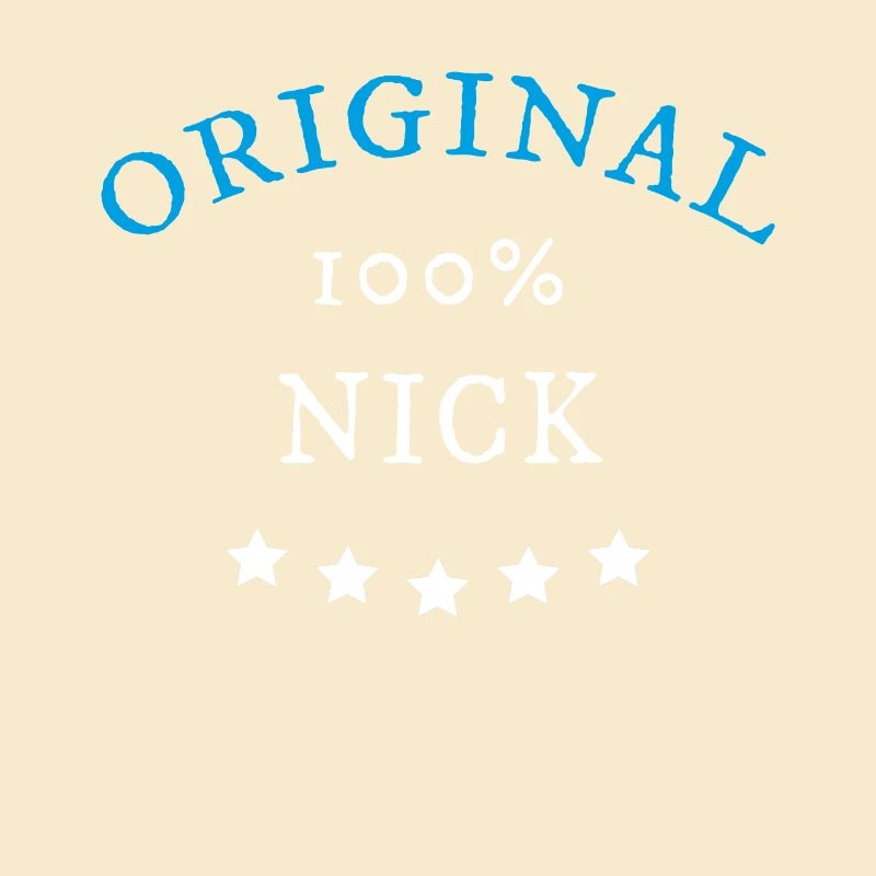 Original 100% Nick, gift, name
