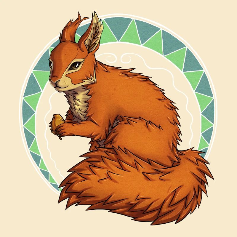 Red squirrel pattern