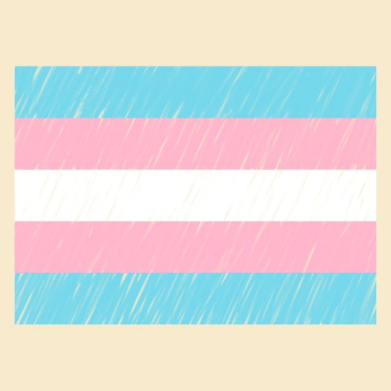 Trans Flag Pattern Transparent