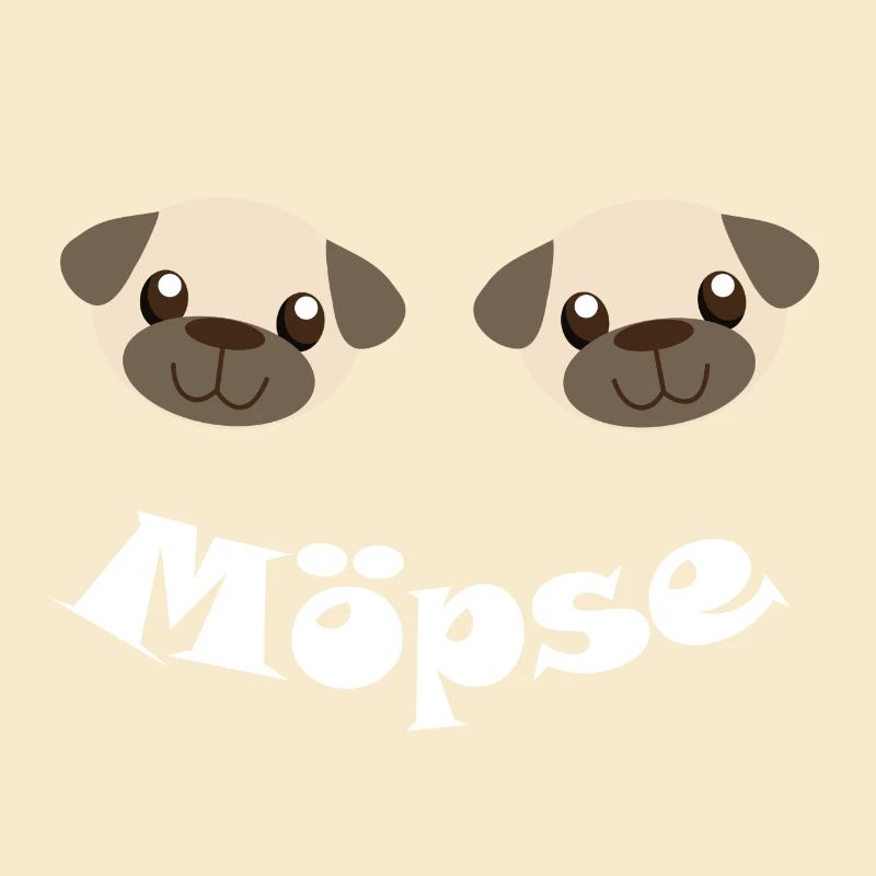 Lustiger Spruch Mops Hund