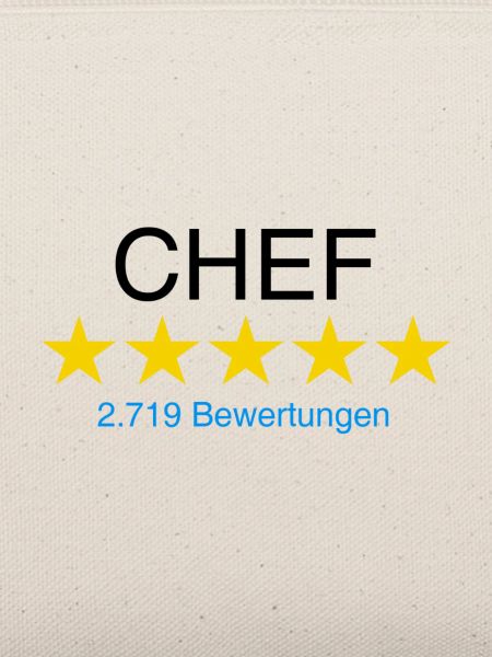 Chef mit Bewertung