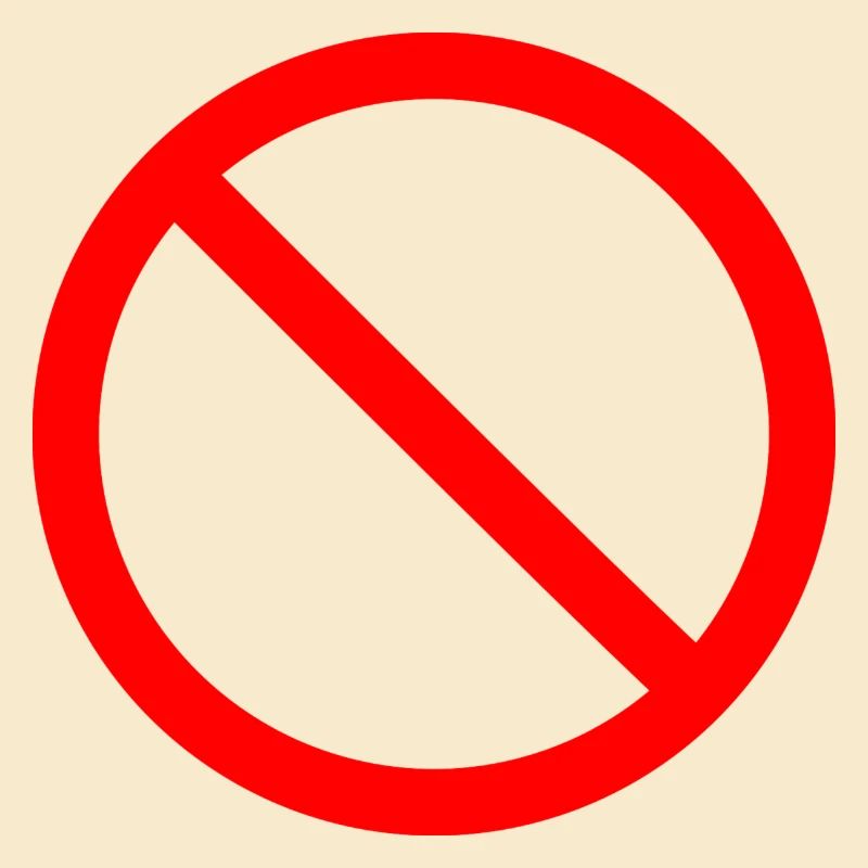 panneau d'interdiction