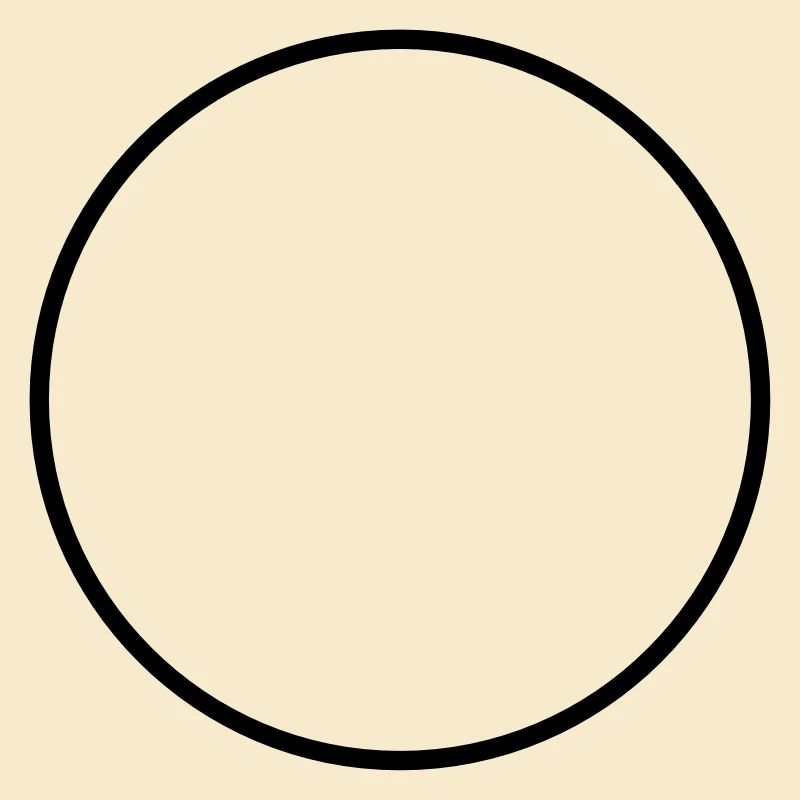 Mathematics icon - circle