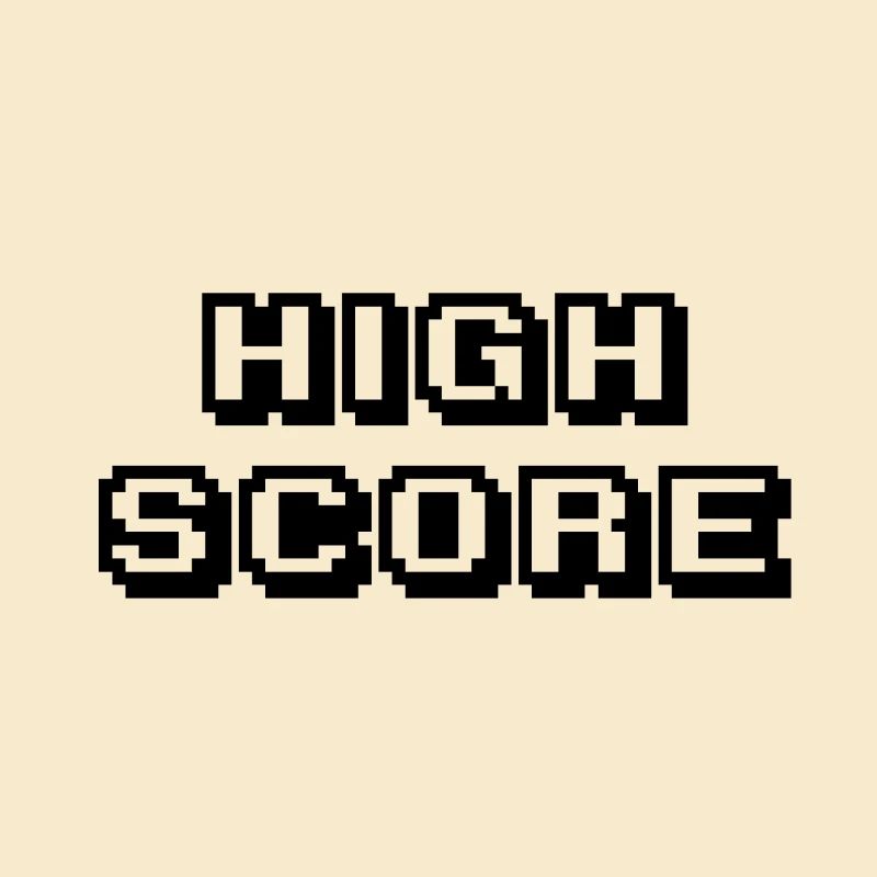 Arcade High Score black