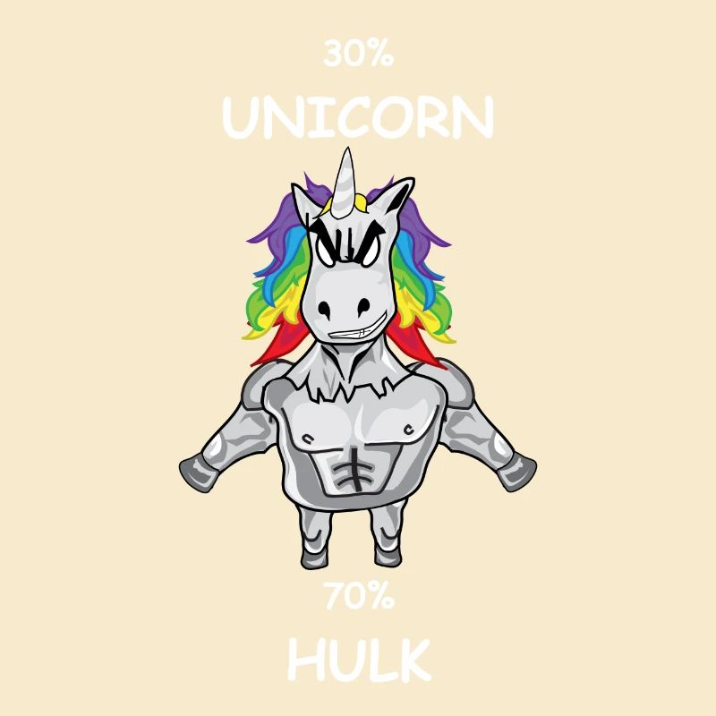 Hulk Einhorn Geschenk