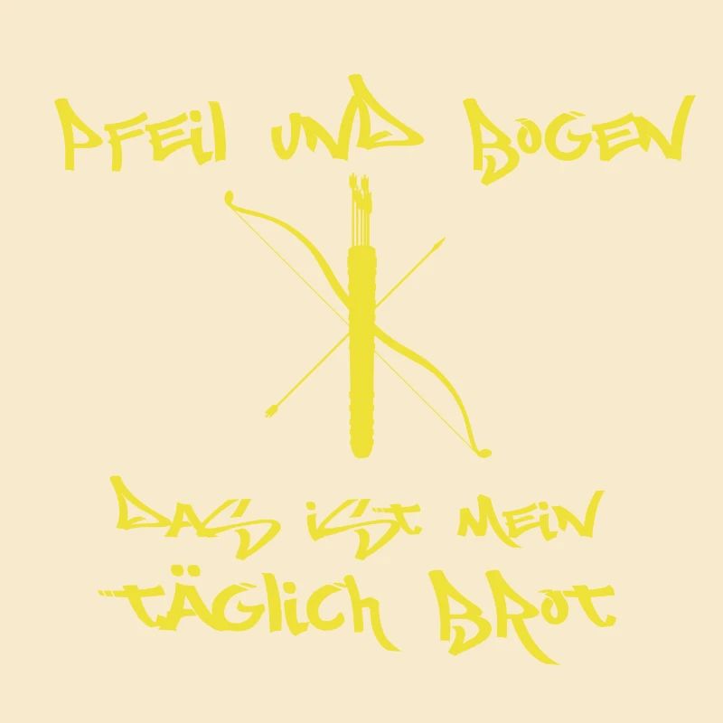 Bogenschießen Bogenschütze Hobby Geschenk Pfeil