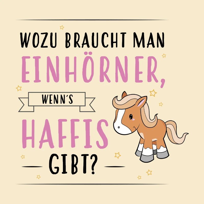Wozu Einhörner Haflinger