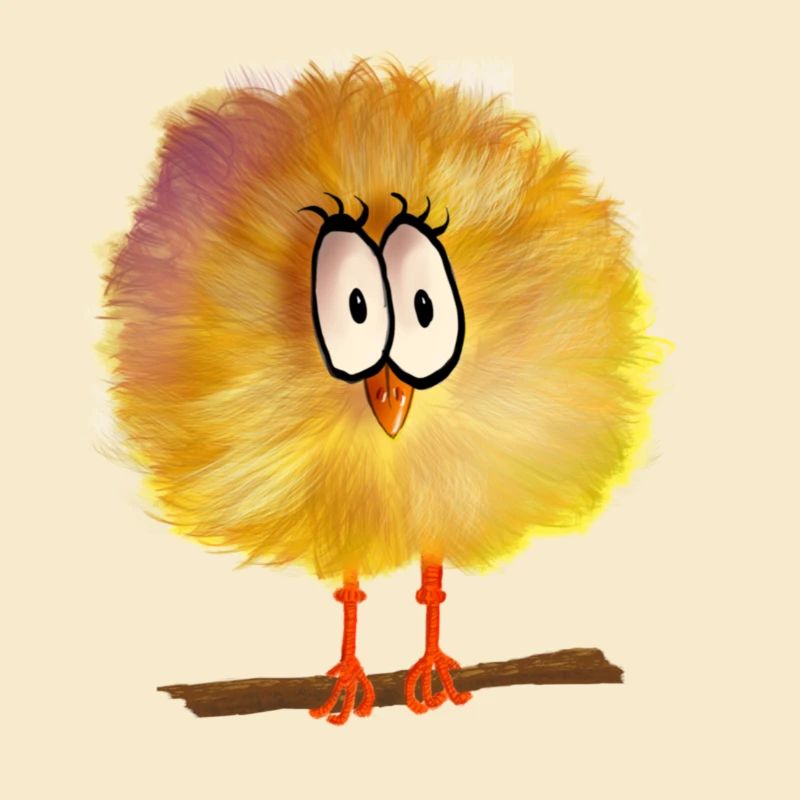 komischer Vogel