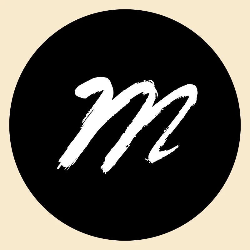 m dans un noir de cercle