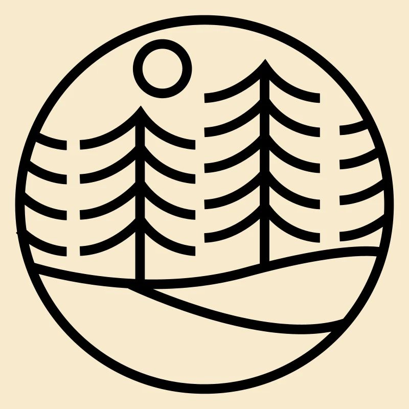 Cercle d'arbres