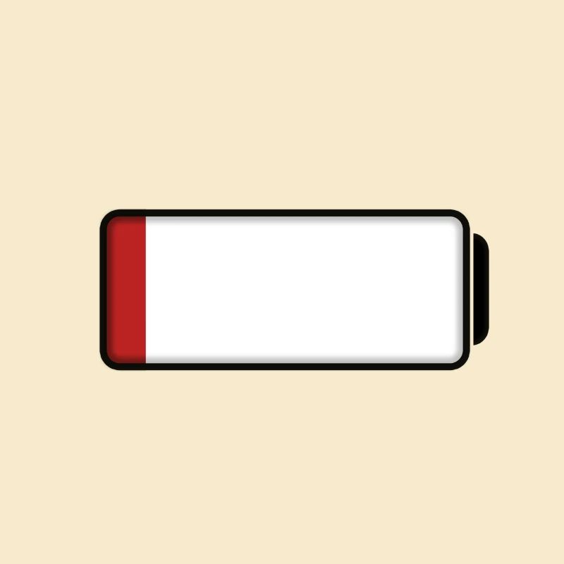 Battery (low / empty - 10%)