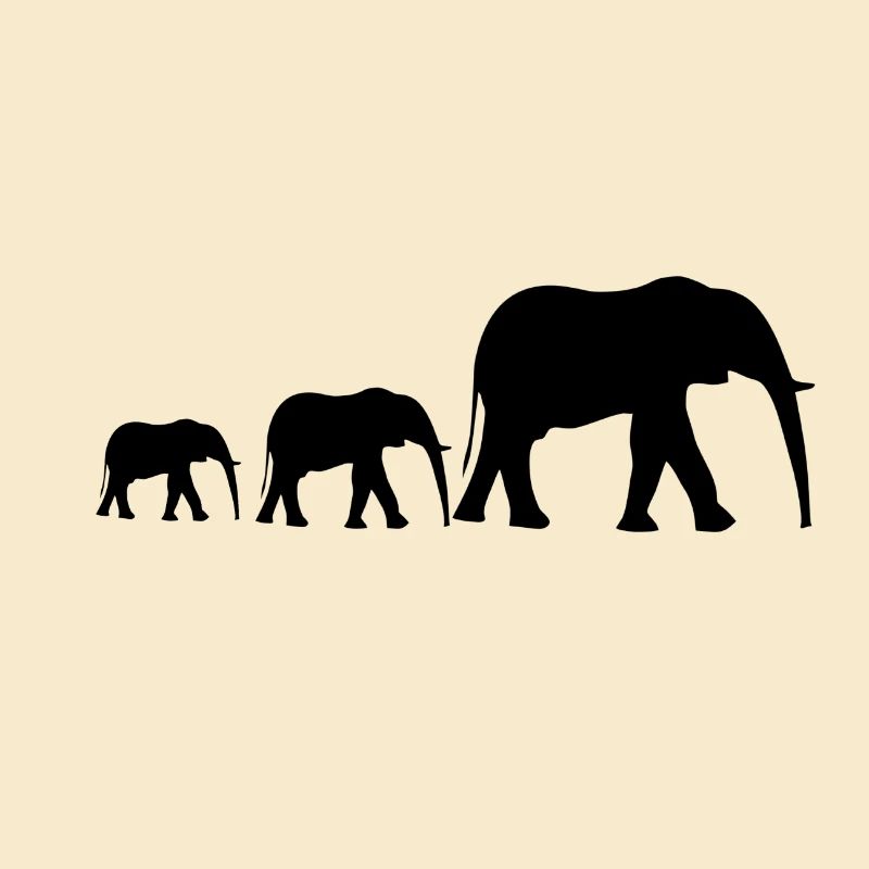 Elefantenfamilie
