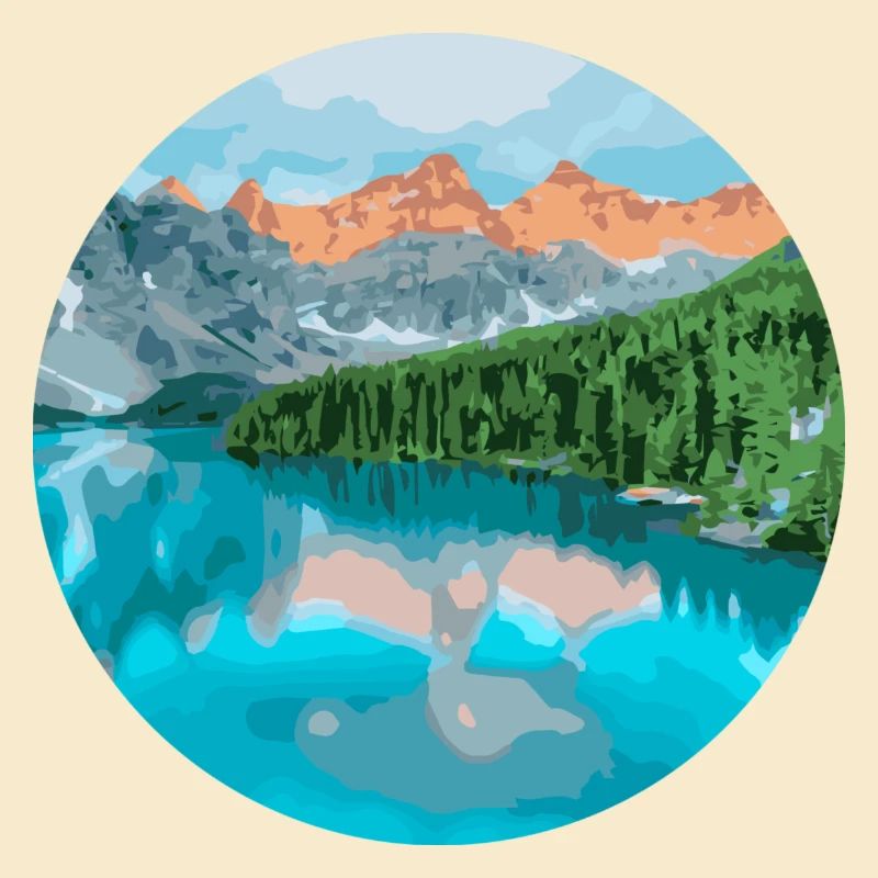 Berge und See