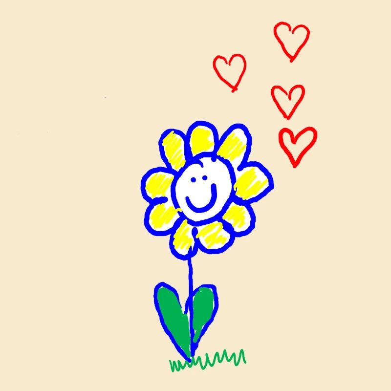 Fröhliche Blume