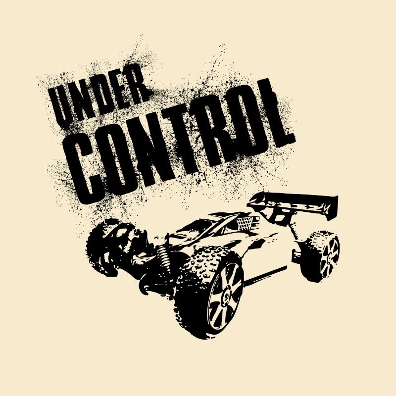RC Car Racing On Offroader UNDER CONTROL BLACK