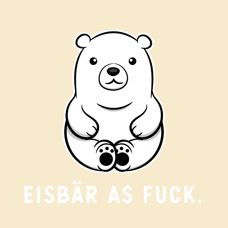 Cooler Eisbär Geschenk