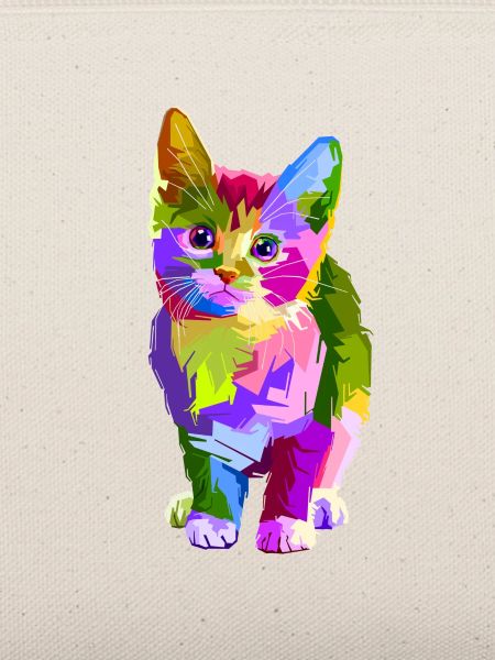 Bunte Katze