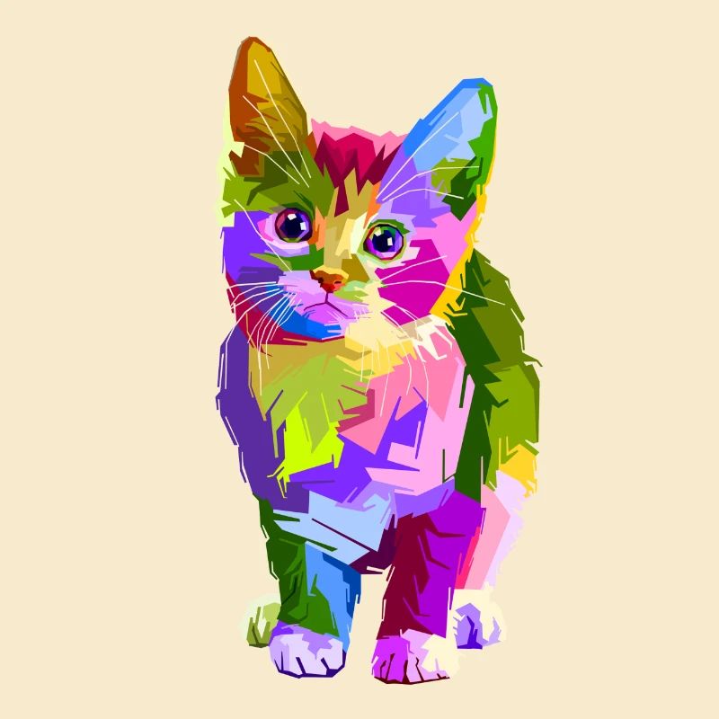 Bunte Katze