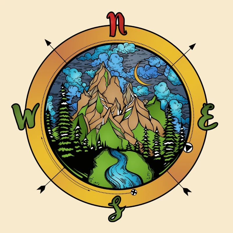 Kompass und Natur Compass