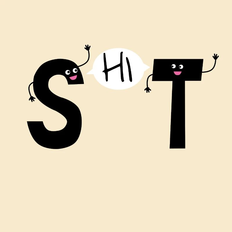 Shit Buchstaben