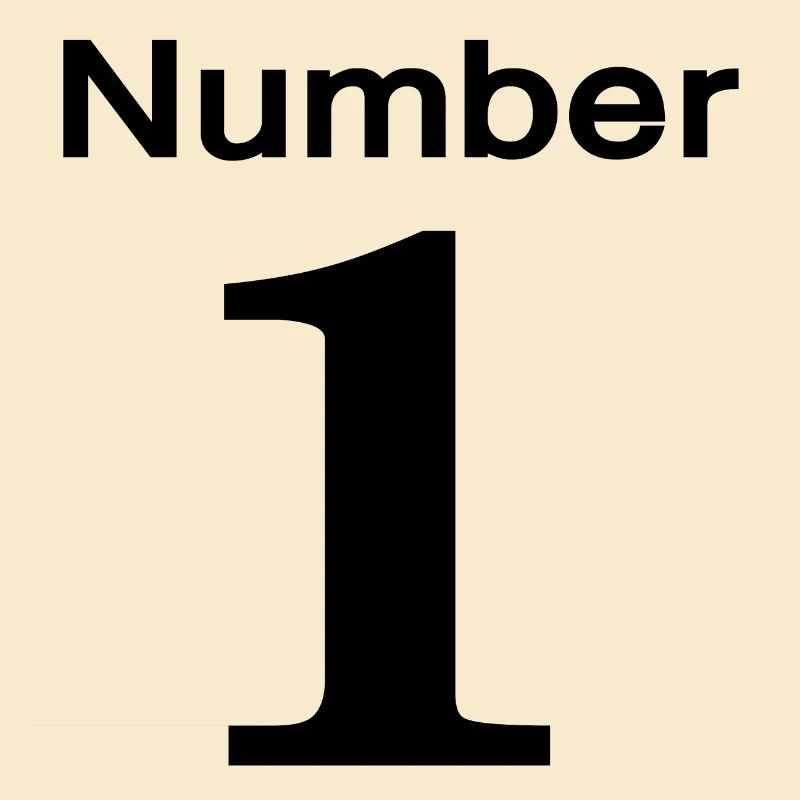number 1