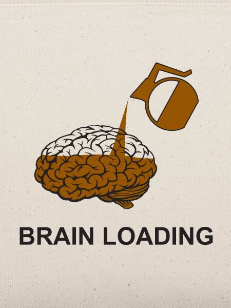 Brain loading by coffee
