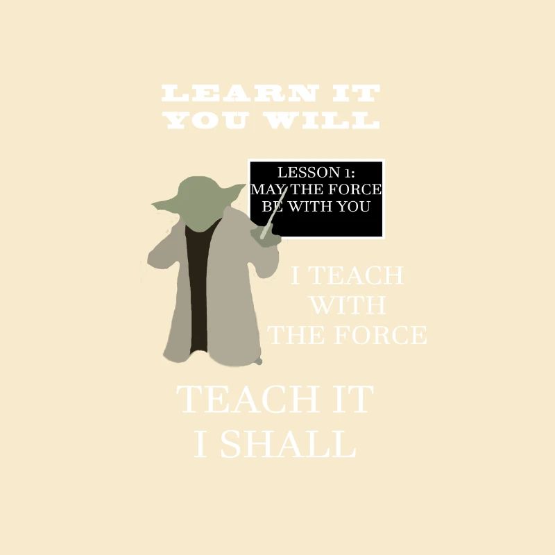 Teacher tech with master Yoda