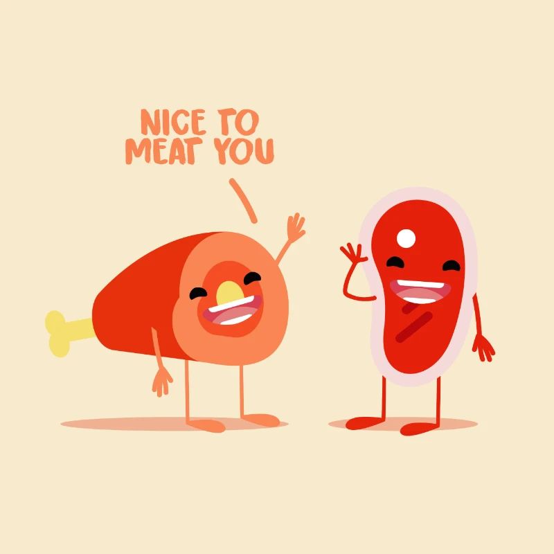 Metzger Fleisch Steak witzig Geschenk Geschenkidee