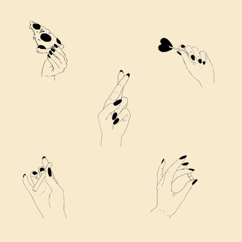 Composition des mains 3