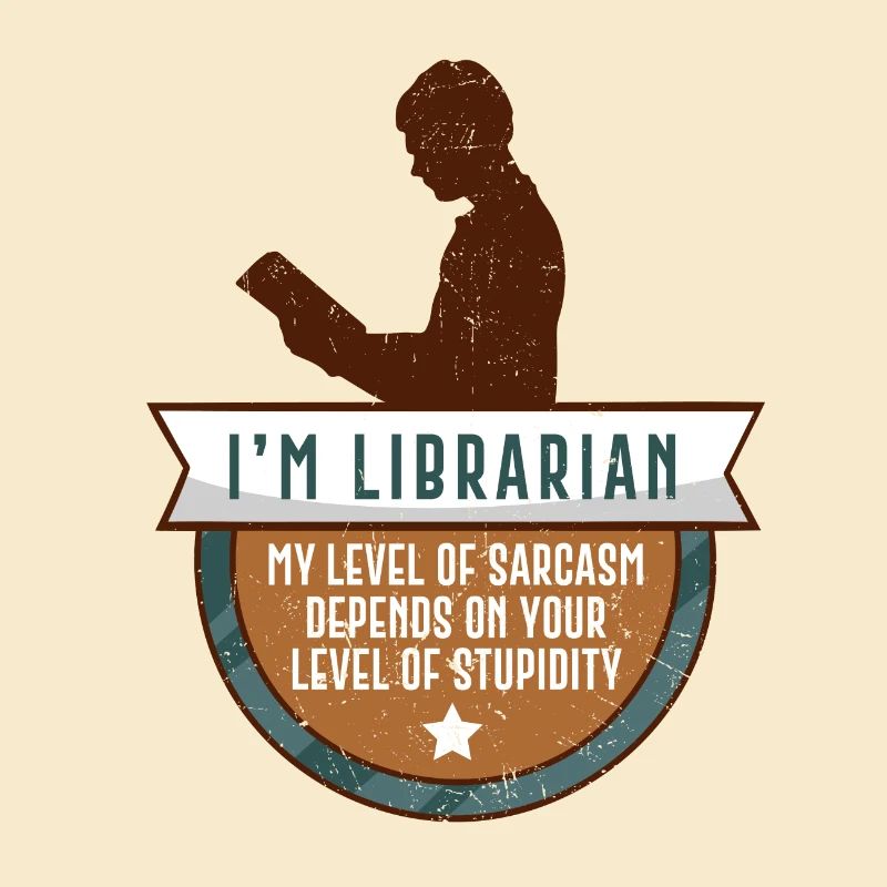 Cadeau de bibliothèque bibliothèque drôle