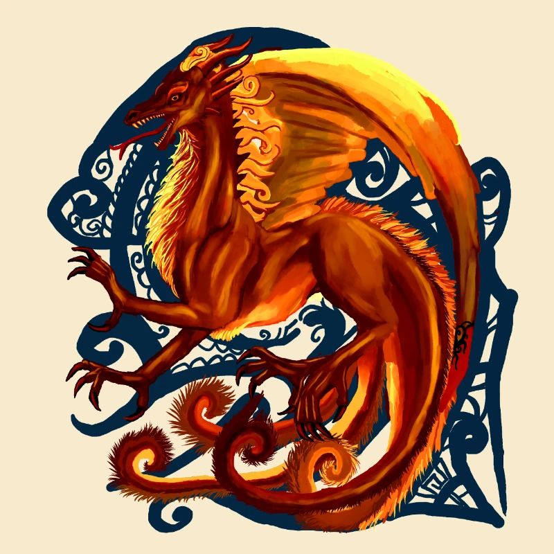 roter Drache