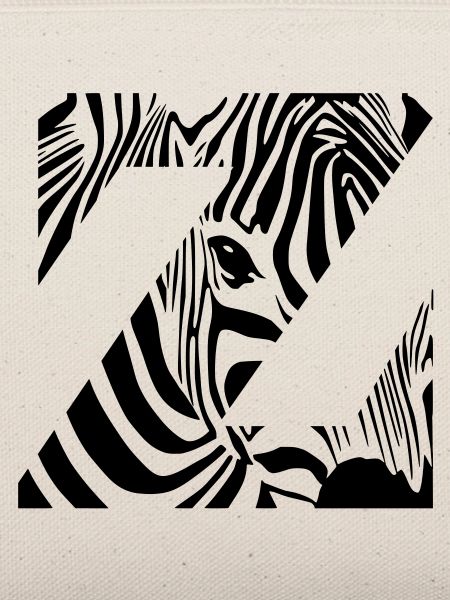 Zebra Mix Mono Black