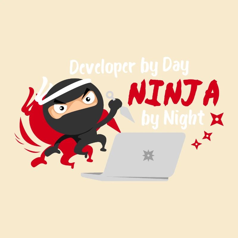 Entwickler Developer by Day Ninja by Night