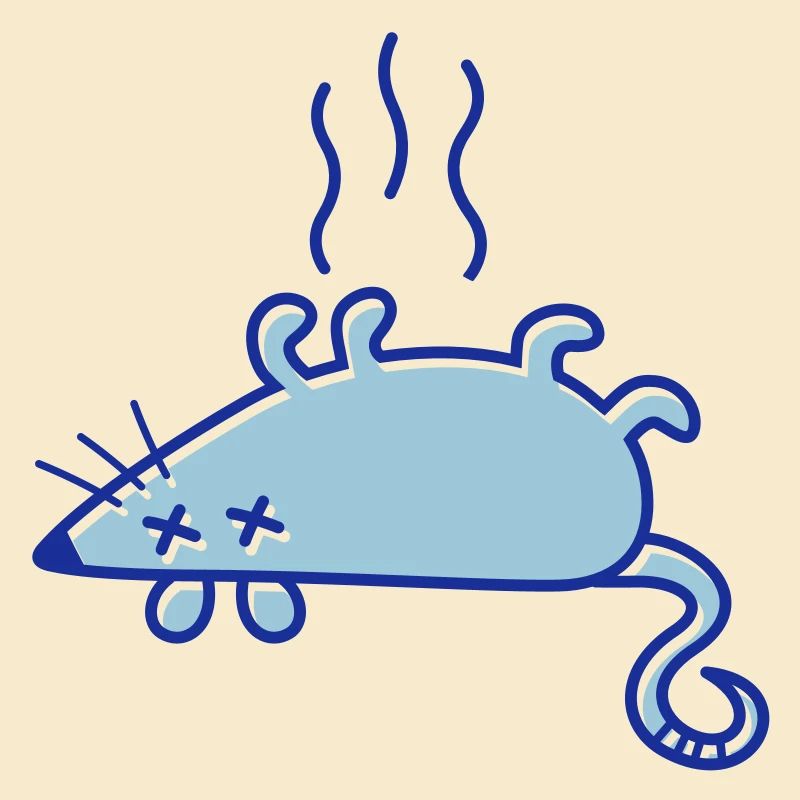Une souris morte