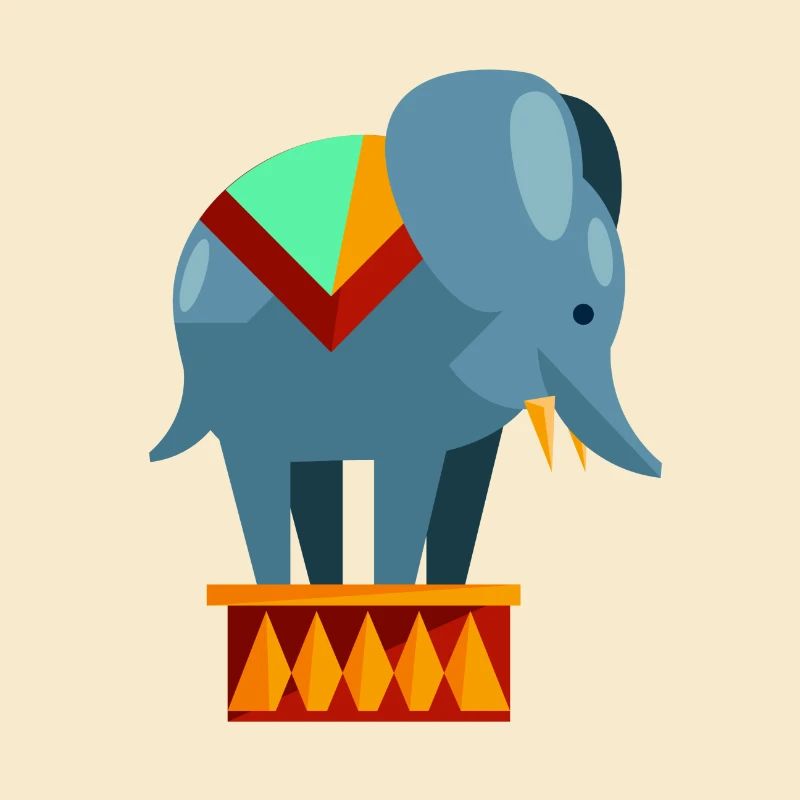 Zirkus Elefant